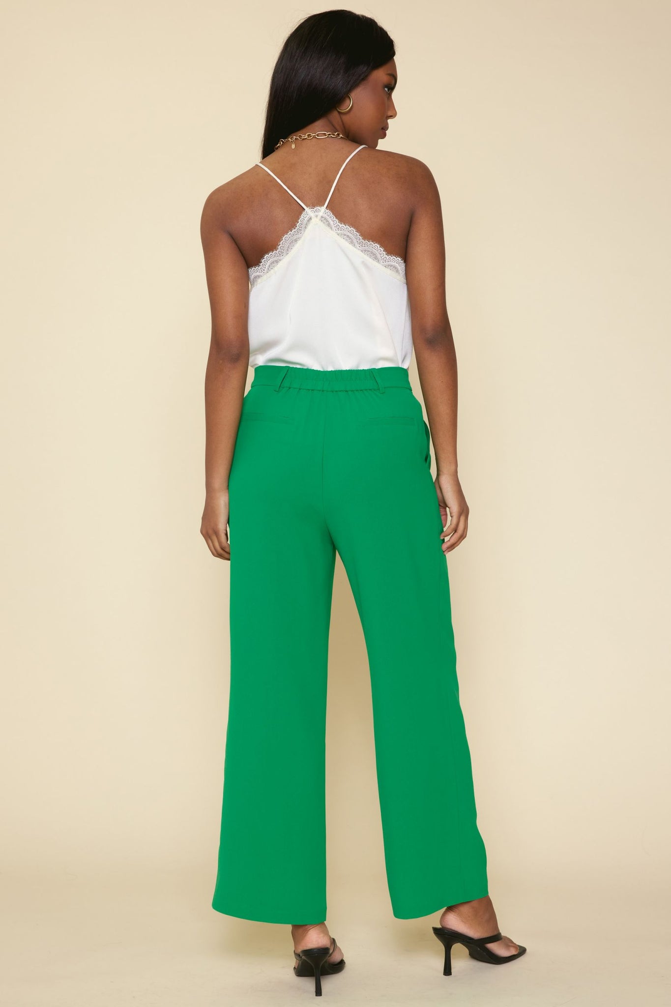 Wide leg trouser